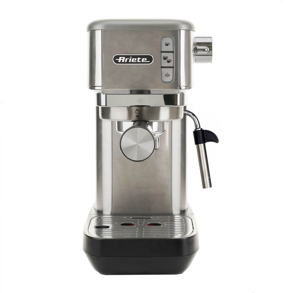 Ariete Kaffeemaschine 1380 Silber, 1300W, 1.1L, 15 bar, ESE Pads und Pulver