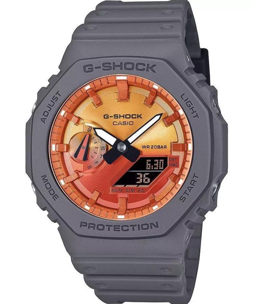 CASIO G-SHOCK Herrenuhr, grau, Casio-GA-2100FL-8AER Produktbild 