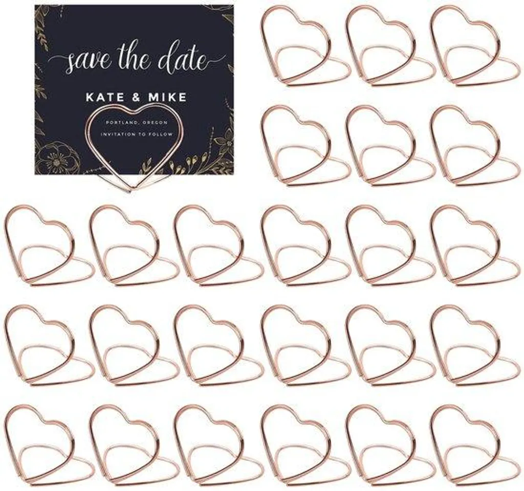 Porte-noms mariage et restaurant lot de 24 pour placement d'invités