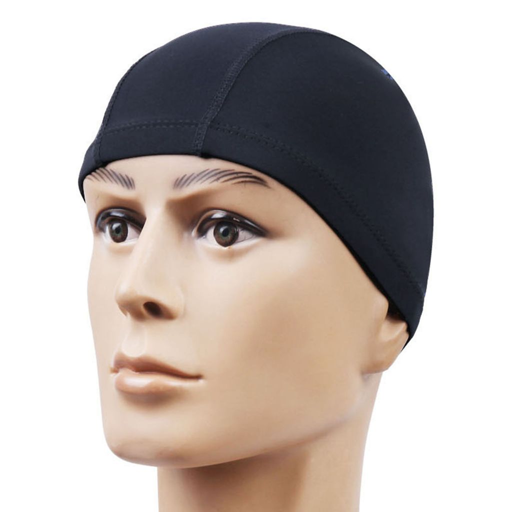 Bademütze, extra weich, hohe Elastizität, wasserdicht, lichtecht, atmungsaktiv, schützendes Polyester, dehnbare Schwimm-Sportmütze, Beanie-Kapp...