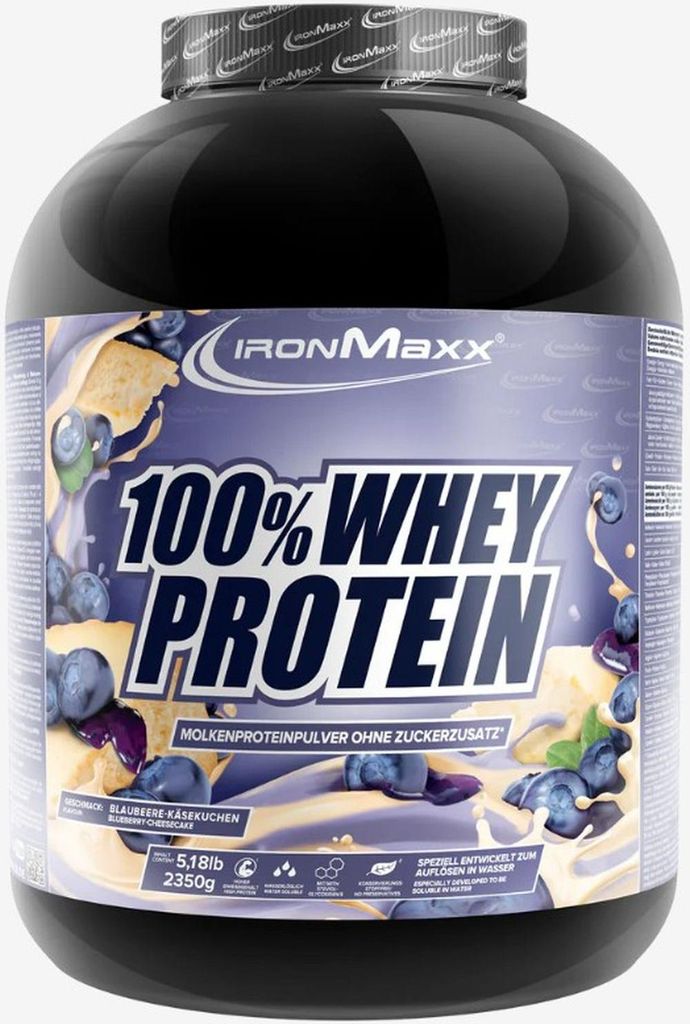 IronMaxx 100% Whey Protein - 2350g-Dose Produktbild 
