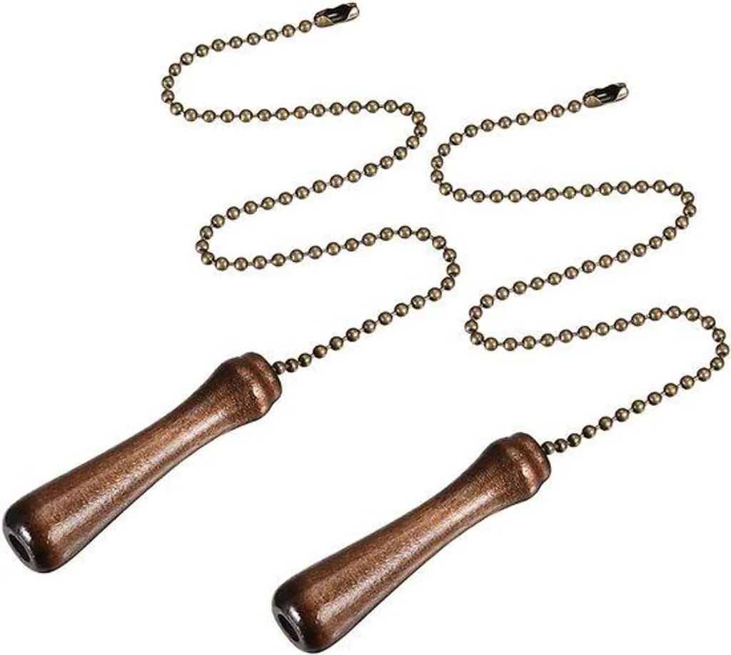 Suspension bois 12 pouces et chaîne métal pour rénover un intérieur vieux