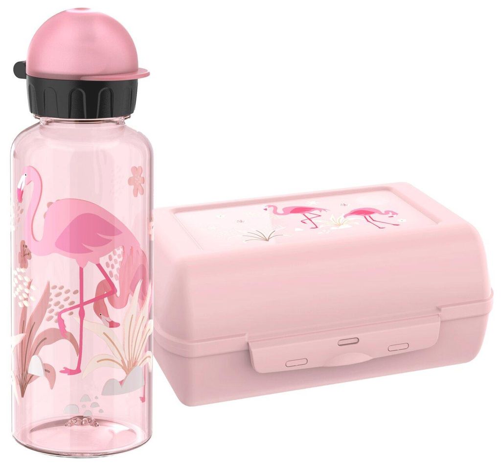 Emsa Kids-set Flamingo, 2-delig, TRITAN Productafbeelding 