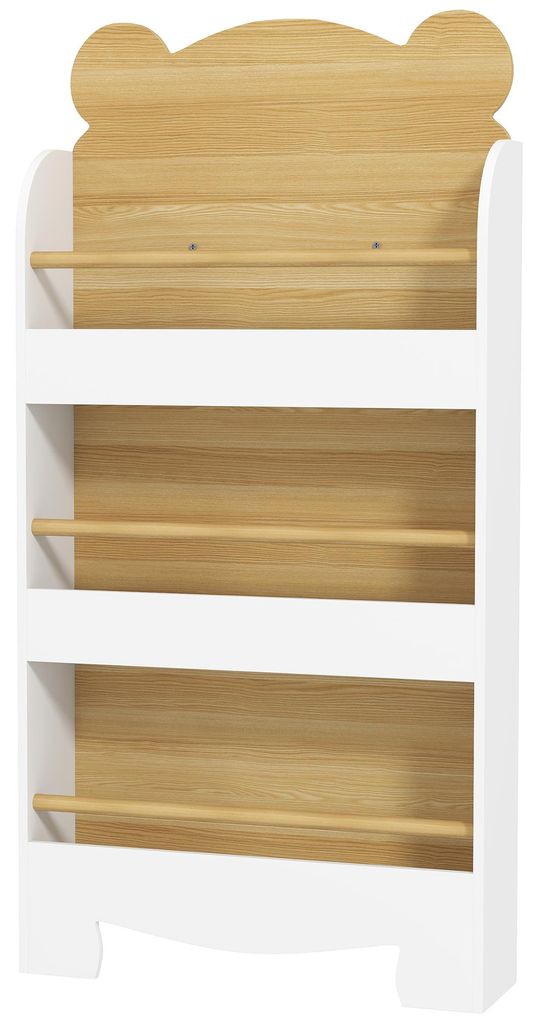 AIYAPLAY Boekenrek voor kinderen, kinderrek met 3 planken, Productafbeelding 