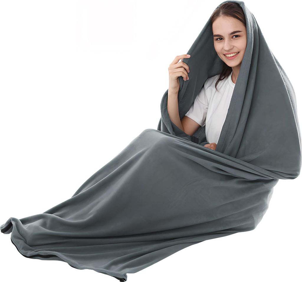 Tragbarer, ultraleichter Schlafsack für die Reise, warmes und bequemes Zeltbett für Outdoor-Camping-Wanderungen Schlafsack-Liner-Zubehör