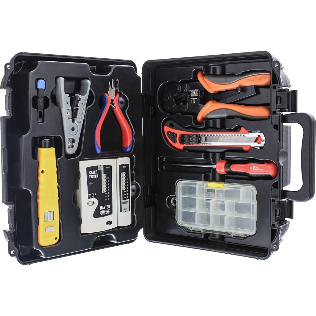 Pack outils installation réseau pour câbler et tester vos prises RJ45