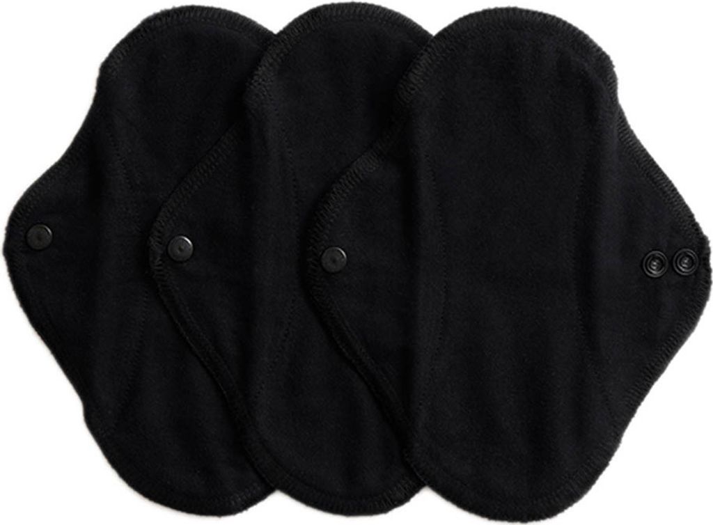 Damenbinden Classic - mit Flügeln Black 3Stück Produktbild 