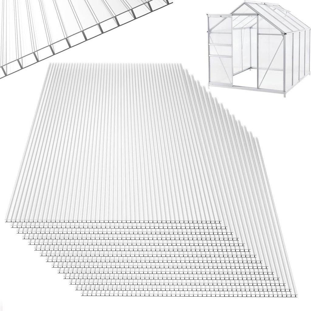FIVMEN 14x polycarbonate alvéolaire 4mm - 10,25 m² plaque Image du produit 