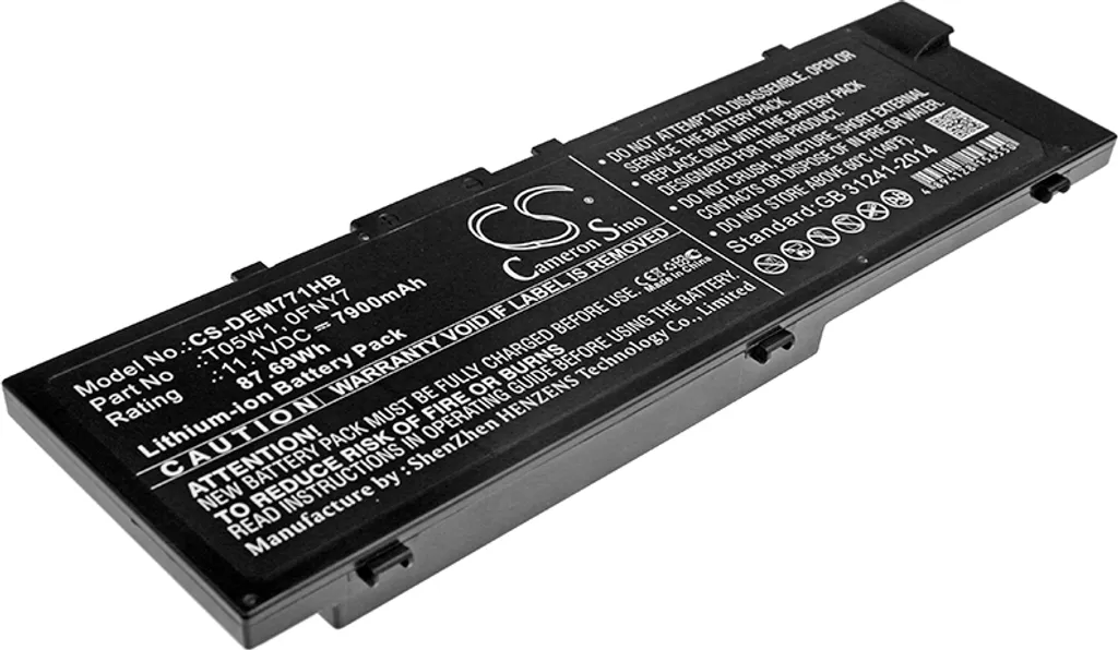 Batteria Notebook DELL Precision 7510 7520 MFKVP 11.4V 91Wh TECHTEK