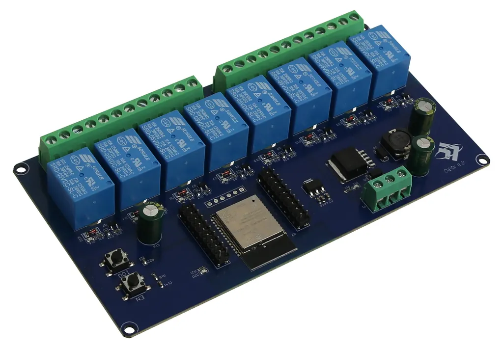 Carte de commande 8 relais ESP32-WROOM-8R DAYPOWER pour domotique DIY