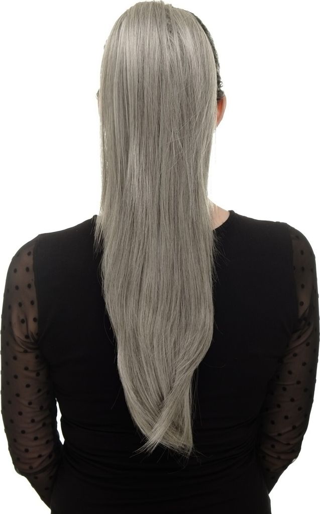 WIG ME UP Haarteil, glatt, Grau-Schwarz-Mix WK06-51 Produktbild 