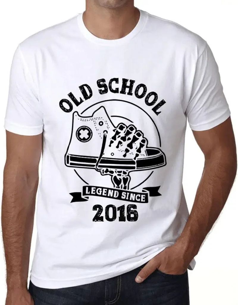 Herren Grafik T-Shirt Legende der alten Schule seit 2016 – Old School Legend Since 2016 – Geschenk 8. Geburtstag Jahrestag 8 Jahre Jubiläum 8 ...