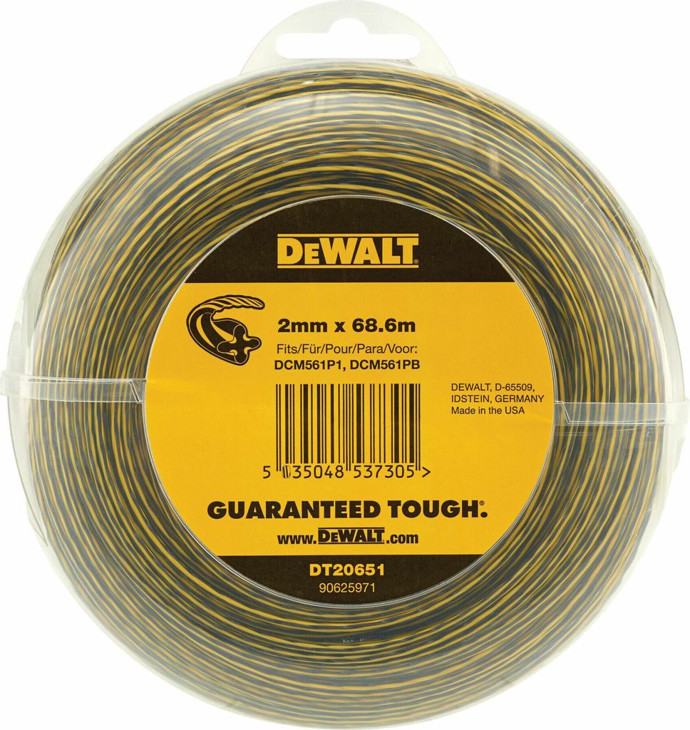 DEWALT Flexvolt Trimmer-Faden 68,6m / 2mm DT20651-QZ