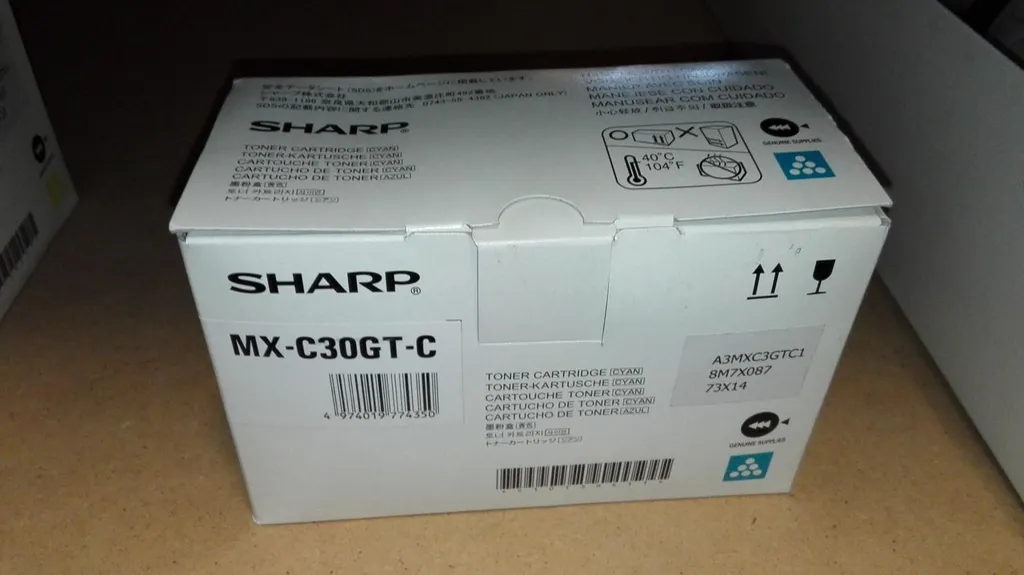 Toner Originale Ciano Sharp MX-C30GTC - Colori Brillanti e Definiti - 8