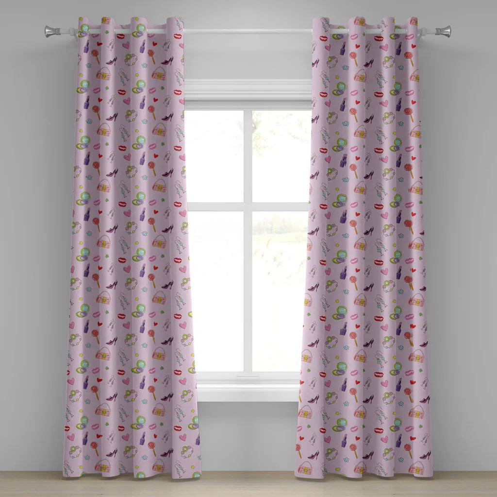 Rideau à œillets ABAKUHAUS Princesse Multicolore 280 x 175 cm Déco