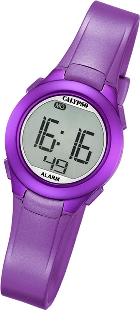 Calypso Armbanduhr Damen K5677/2 Kunststoff PUR Uhr lila Produktbild 