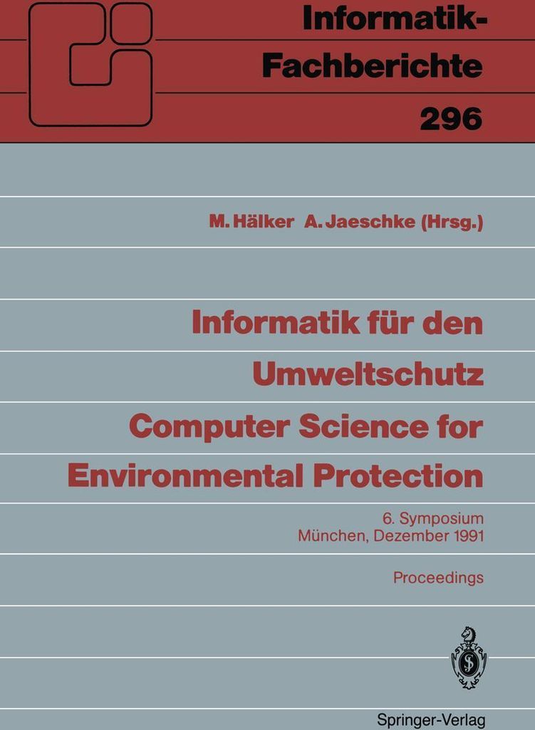 Informatik für den Umweltschutz / Computer Science for Environmental Protection