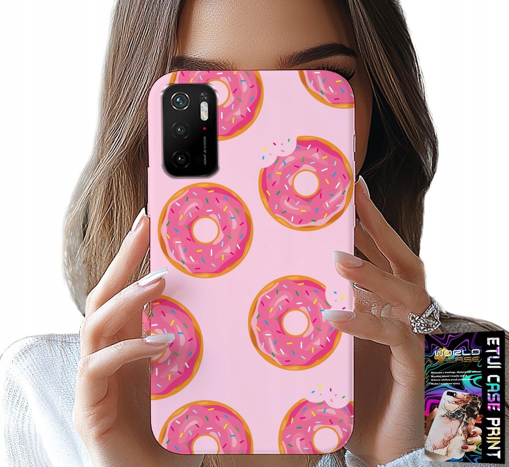Fall Für Xiaomi Poco M3 Pro 5G - Design Mit Donuts Mit Zuckerschicht Gespendet