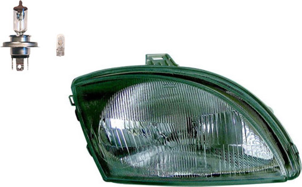Johns, Scheinwerfer Halogen passend für Fiat Seicento 187 01/1998-01/10 RE Leuchtmittel 46511342 46511343