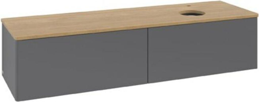 V&B Waschtischunterschrank ohne Frontstruktur Antao 160x50cm, HL, WBP hon. Oa, A m Lac