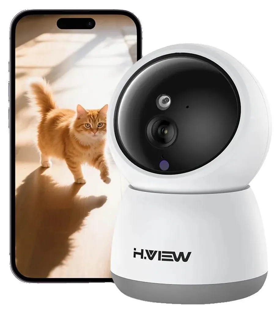 Caméra IP 3 MP rotative 355° audio bidirectionnel et vision nocturne