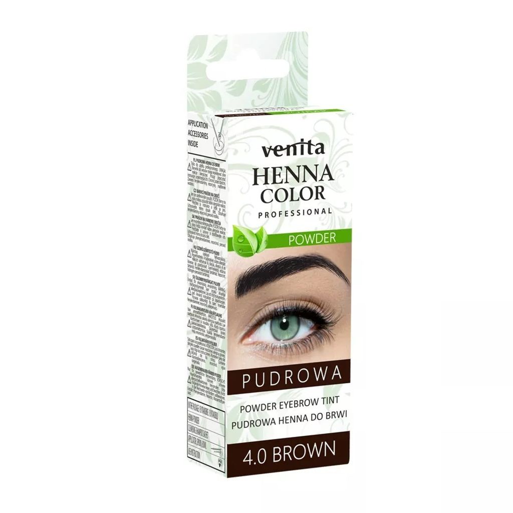 Venita Augenbrauen-Henna Braun - Pudrige Augenbrauenfarbe Produktbild 