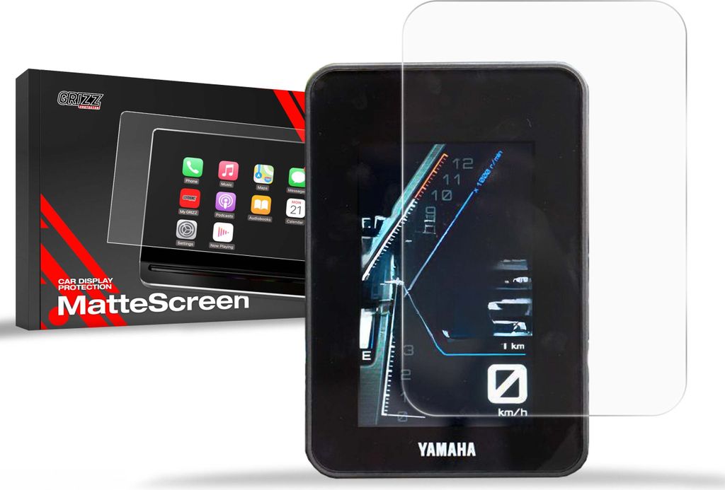 Matte Autodisplayfolie für Yamaha Tenere 700 World Raid 5" (2024-2025), Grizz Protector