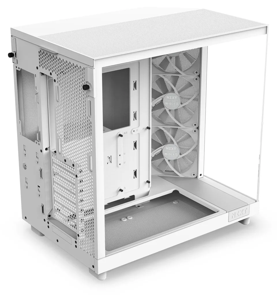 Boîtier PC de jeu NZXT H6 Flow Blanc idéal pour le watercooling - 6