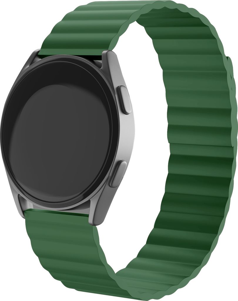 Strap-it Samsung Galaxy Watch 5 Pro magnetisches Silikonarmband (Grün)
