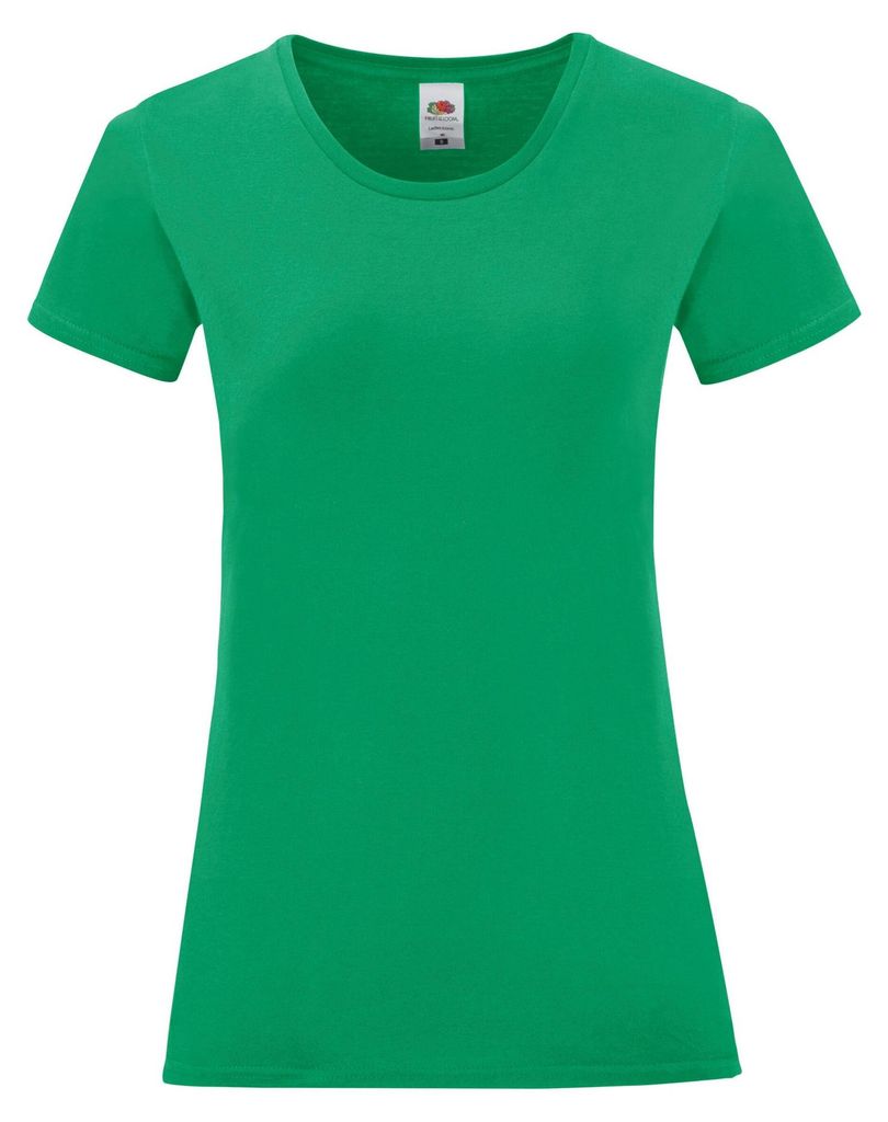 Fruit of the Loom - "Iconic 150" T-Shirt für Damen FK2487 (XL) (Irisches Grün)