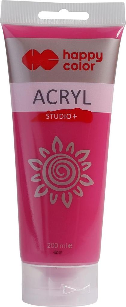 Studio Happy Color Acrylfarbe 200ml karminrot