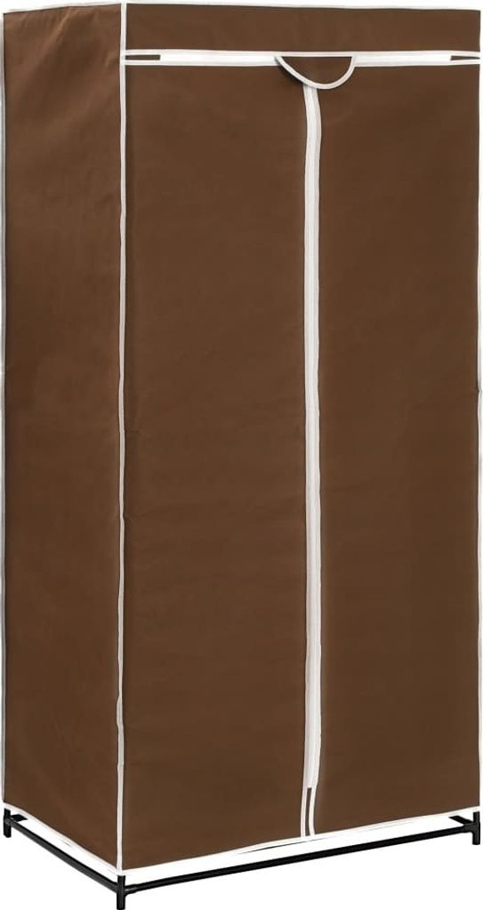 vidaXL Armadio marrone 75×50×160 cm Immagine del prodotto 