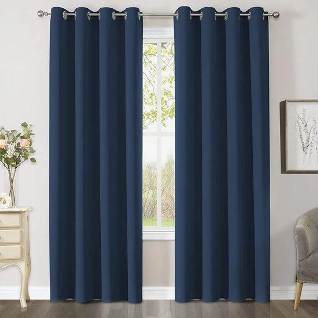 Rideaux isolants contre le froid et la lumière 245x140 cm - Pack de 2
