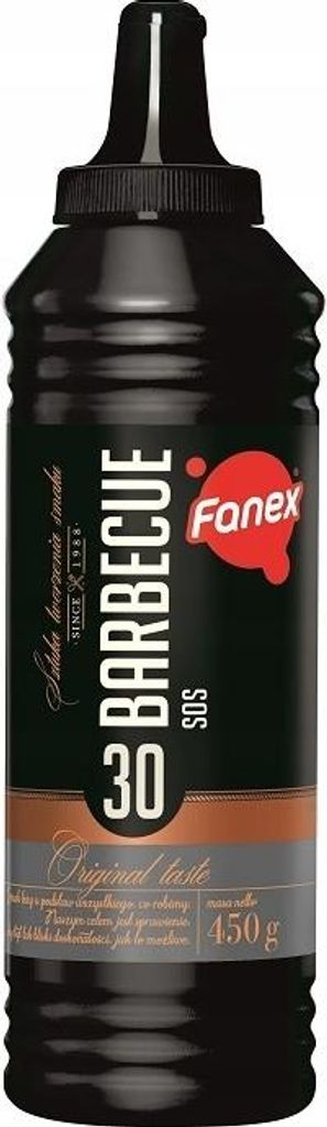 BBQ-Sauce mit geräuchertem Pflaumengeschmack Fanex 450 g