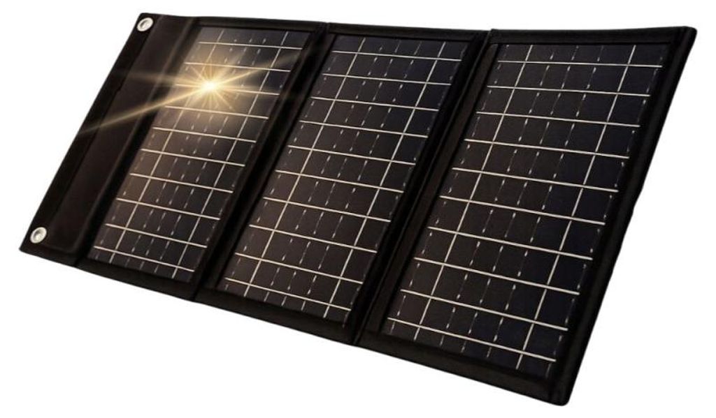 Verk 27779 Prenosný solárny panel, skladací solárny USB Obrázok produktu 