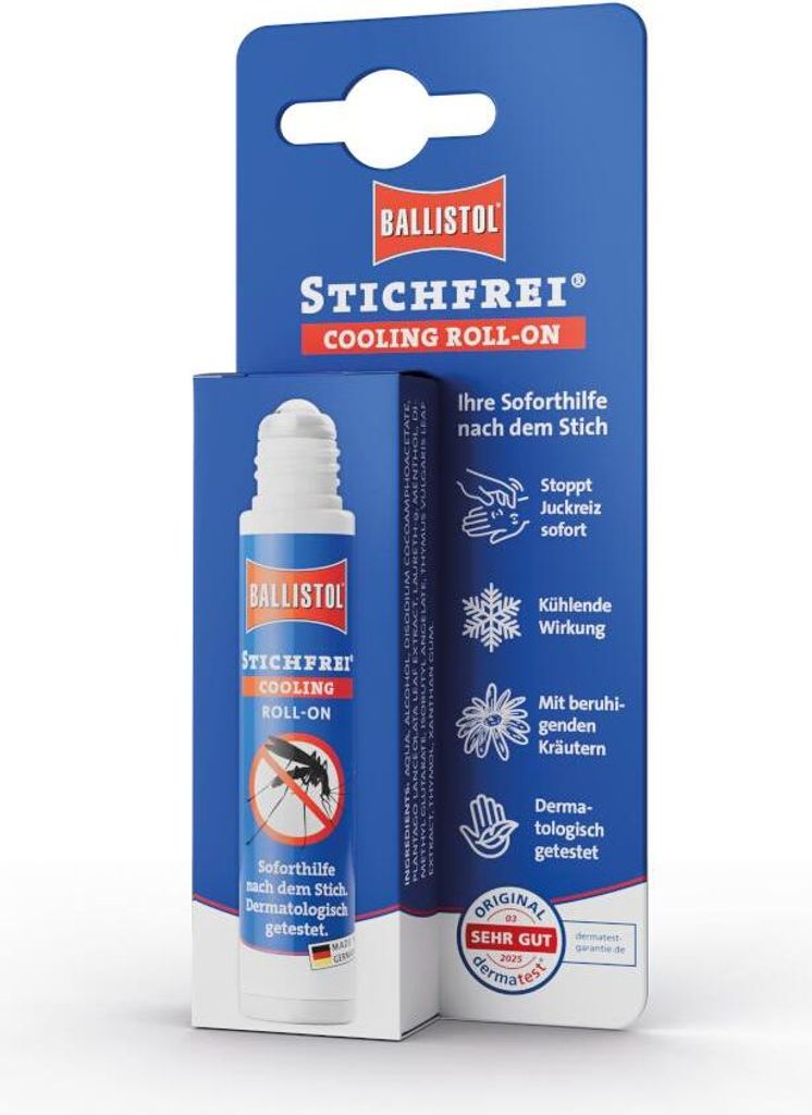 Ballistol Stichfrei Cooling Roll-on Mückenstich-Gel