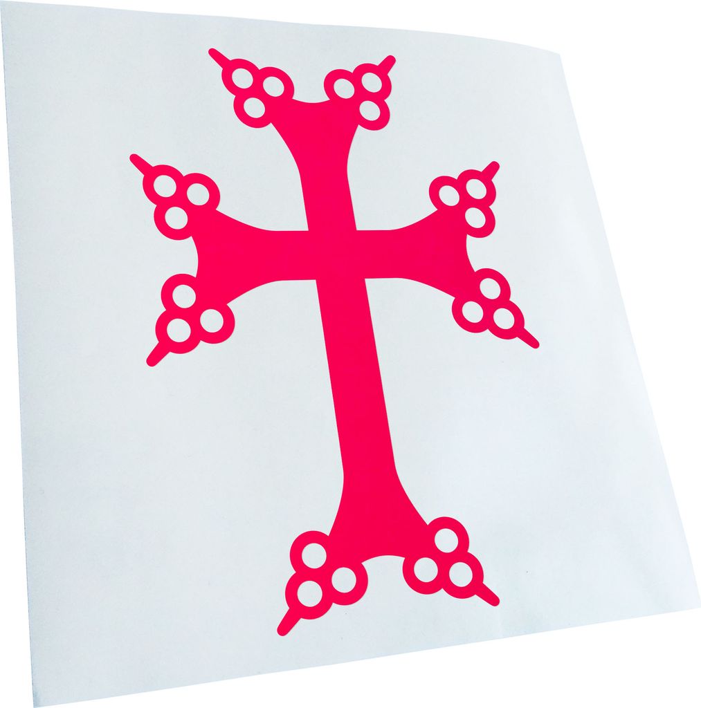 Kiwistar - Autoaufkleber - Chatschkar - Neonpink - 40x29cm - Aufkleber für Auto, Laptop, Fahrrad, LKW, Motorrad mehrfarbig JDM Decal Racing