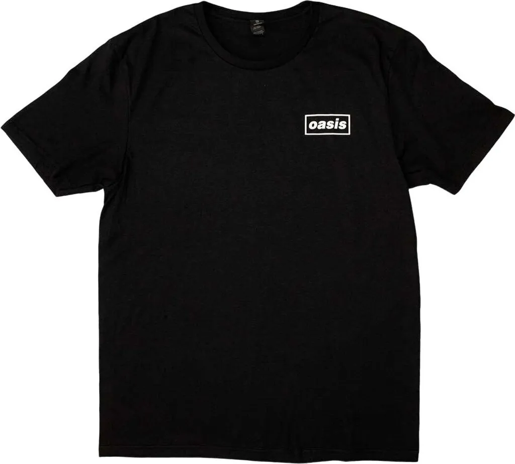 T-shirt Oasis noir pour concert et look urbain imprimé Some Might Say