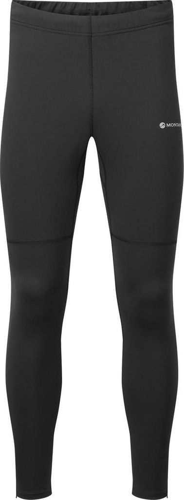 Schwarze Thermo-Leggings "Slipstream Thermal Tights - Reg Leg" von Montane für Herren.