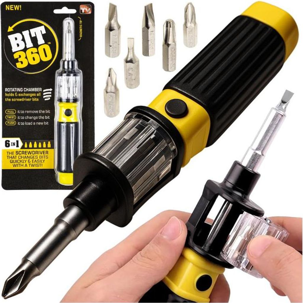 Schraubendreher-Set 6-in-1 Schraubendreher-Bits Produktbild 