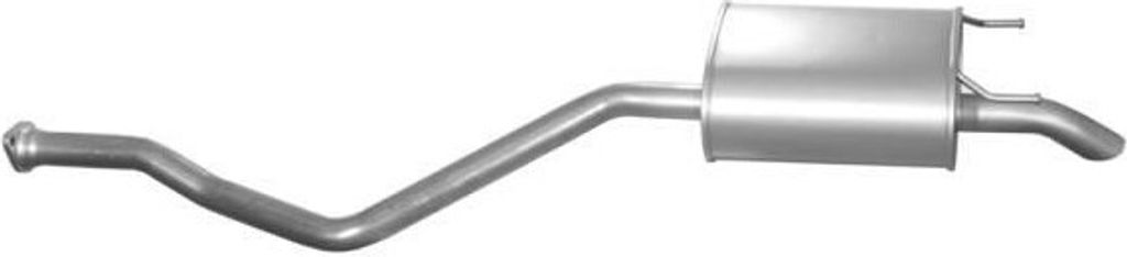 VEGAZ HUS-177 Endschalldämpfer für HYUNDAI TRAJET (FO) Auspuff