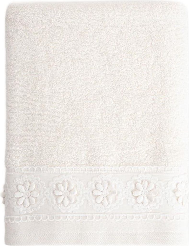 HOMLA RESU Handtuch mit dekorativer Stickerei 70x130 cm