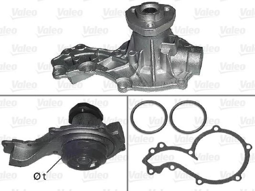 VALEO Kühlmittelpumpe Wasserpumpe für AUDI A4 Limousine Produktbild 