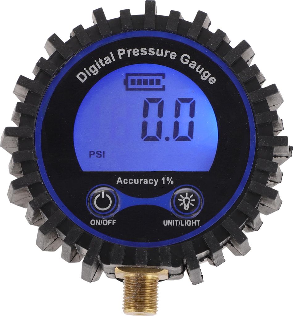 Universal 0-250 PSI Digitaler Reifendruckmesser 1/8" g Digitaler Luftdruckmesser für Autos 1 Stück ohne Batterie