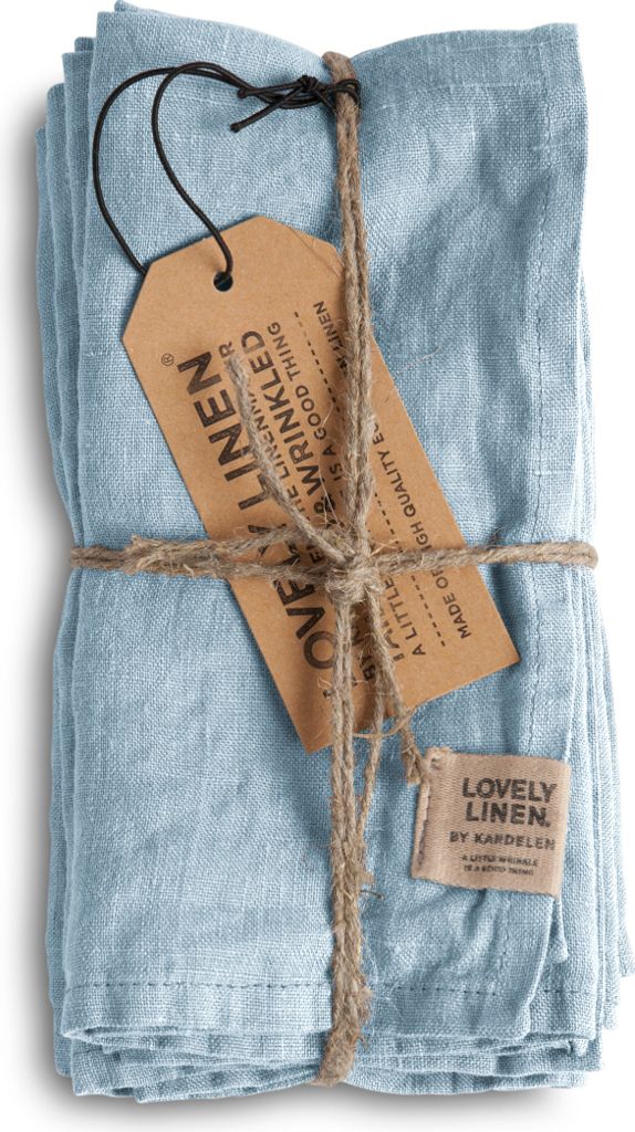 Lovely Linen Linen Misty Serviette Leinen sky (1 Stück) Produktbild 