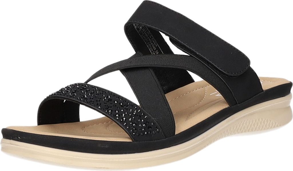 Alyssa Damen-Pantolette Schwarz, Farbe:schwarz, EU Größe:37