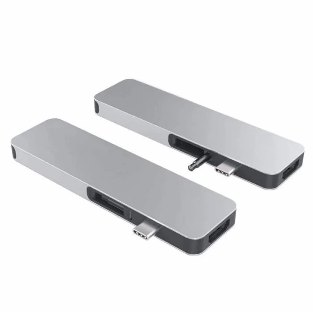 HYPER GN21D-SILVER Docking Station Laptop Argento - Hub 7-in-1 USB-C - 8