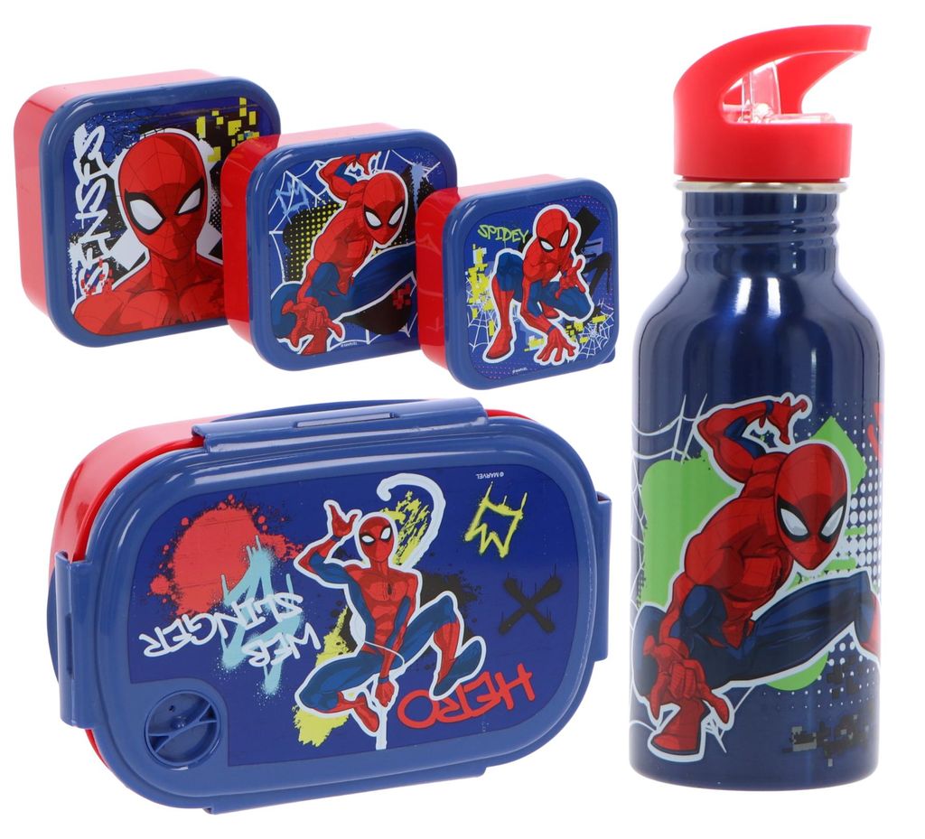 Set de repas Spiderman, 5 pièces Image du produit 
