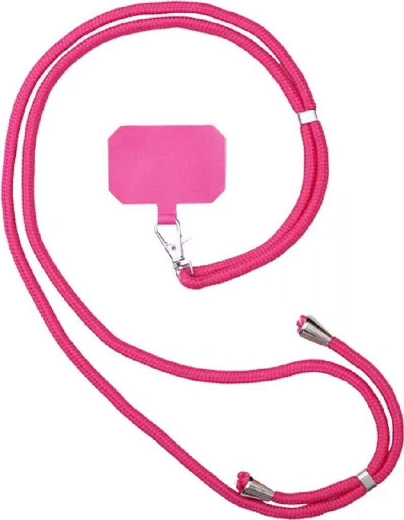 Stilvoller Riemen für Telefon und Schlüssel Dunkel Pink