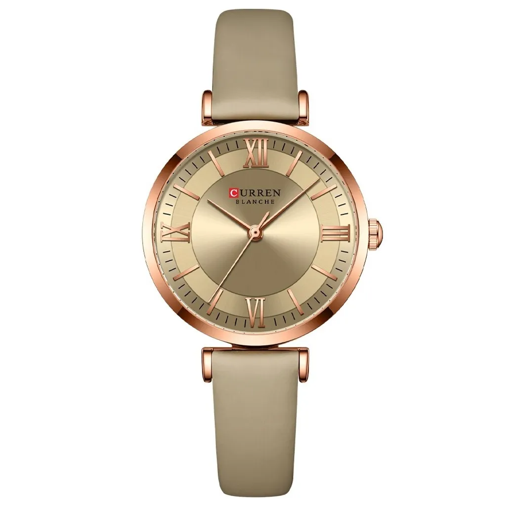 Orologio CURREN Nina Marrone Chiaro - Eleganza e Stile per Donne KP14243
